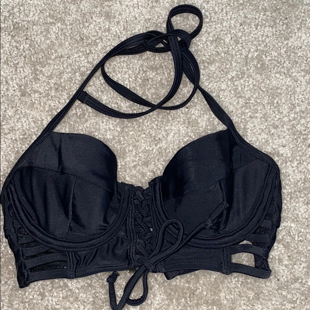 Awesome Black Swim Top